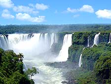 Picture of the famous Iguacu Falls, on the Argentina / Brazil border