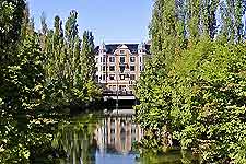 View of the city's canal