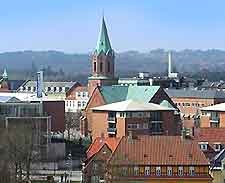 Aerial view of Silkeborg