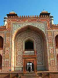 Photo showing the Gateway of Akbar's Tomb