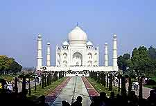 View of the Taj Mahal