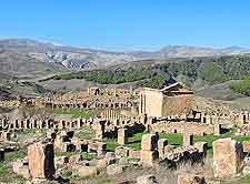 Image of the Roman ruins at Djemila