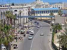 View of the Rue Belouizdad in Algiers