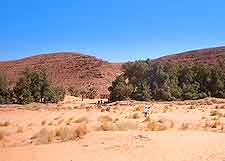 View across the Sahara Desert in Algeria