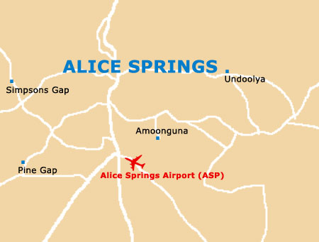 Small Alice Springs Map