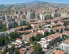 Aerial cityscape picture
