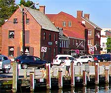 Picture showing the Dock Street buildings