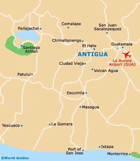Small Antigua Map