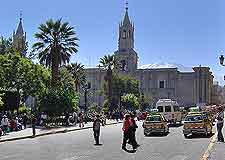 Photo of cathedral and adjacent street