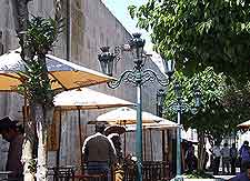 Image showing al fresco dining in the sunshine