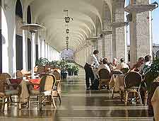 View of restaurant in the city centre