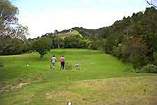 Golf course fairway scenery
