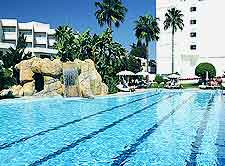 Picture of the tempting swimming pool at the Adams Beach Hotel in Ayia Napa