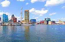Baltimore skyline photograph