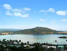 Bay view, with El Yunque in the background, photograph by Dirk van der Made