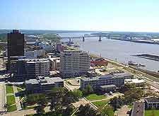 Port view of Baton Rouge