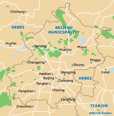 Beijing Municipality Map