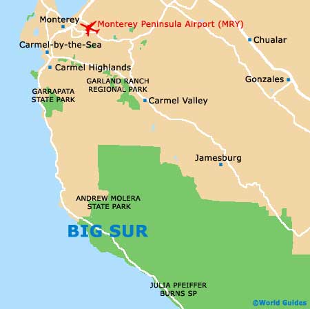 Big Sur map