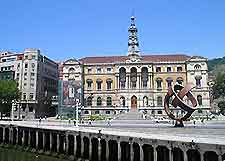 Bilbao image, showing the City Hall (Ayuntamiento)