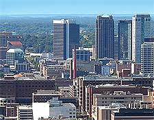 Panorama taken from Birmingham's Vulcan Park