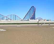 Image of the Pleasure Beach roller coasters