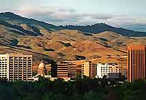Picture showing view of Boise