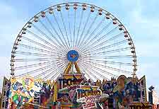 Picture of fairground rides at Putzchens Markt