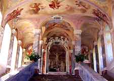 Interior picture of the Kreuzbergkirche