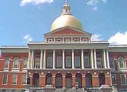 View of the Massachusetts State House