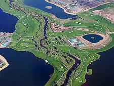 Aerial picture of local course