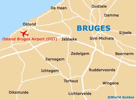 Bruges map