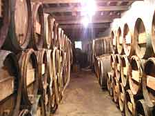 Brouwerij Belle Vue picture, showing the brewery barrels