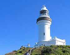 Close-up picture of Cape Byron Lighthouse