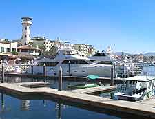 Picture of the marina and cruise boats