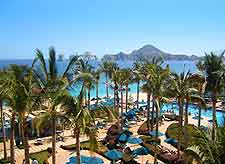 Different picture of summer resort from above