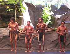 Image of performance at the Tjapukai Aboriginal Cultural Park