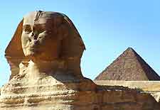 Photo of the famous Sphinx at Giza