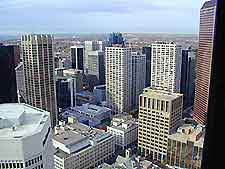 Photo showing downtown Calgary