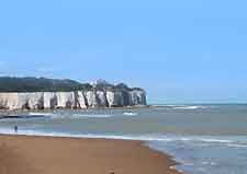 Picture showing the famous 'White Cliffs' of Dover