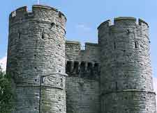 Picture of West Gate Towers next to the cathedral