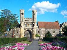 Photo showing the gateway of St. Augustine's Abbey
