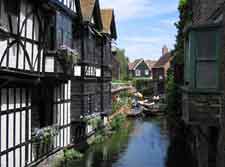 View of the Weavers' Houses and the River Stour