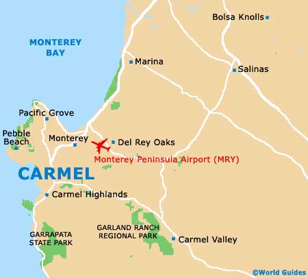 Carmel by the Sea map