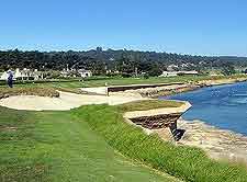 Picture of the Pebble Beach links course