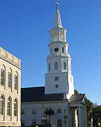 Picture of a church in downtown Charleston
