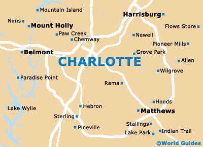 Small Charlotte Map