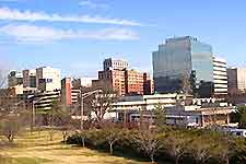 chattanooga downtown tn signal mountain districts skyline city tennessee usa district data