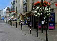 Central view of local shops