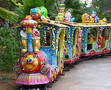 VGP Golden Beach photo, showing popular children's train ride