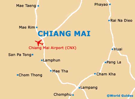 Small Chiang Mai Map